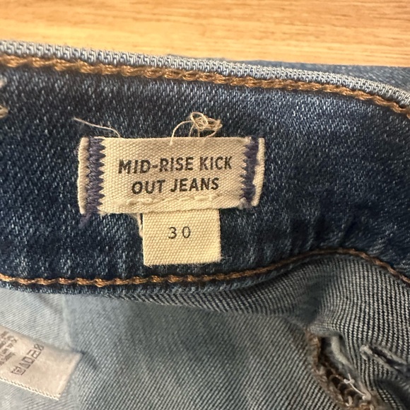 Madewell Kick out Crop Blue Women's Jeans 30 - Picture 5 of 7